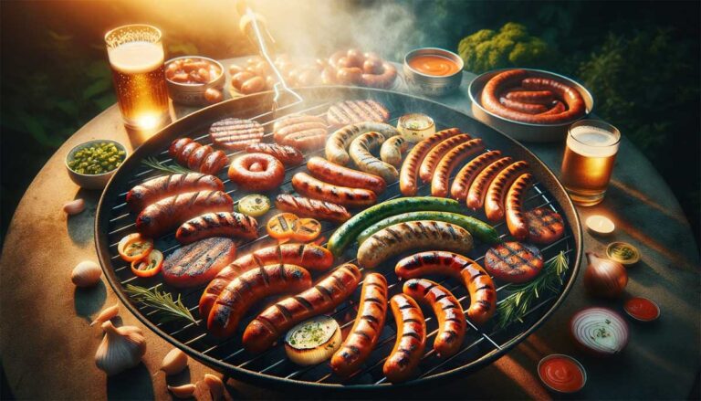 Rohe Bratwurst grillen: Tipps für den perfekten Wurstgenuss [Bildinhalt mit KI erstellt]