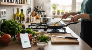 Kochen statt Lieferdienst: So sparst du [Bildinhalt mit KI erstellt]